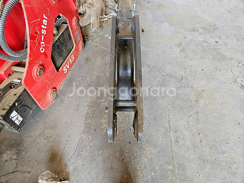 암대 볼보 3W EW60E 2021년식 탈거 암대 굴삭기부속--2